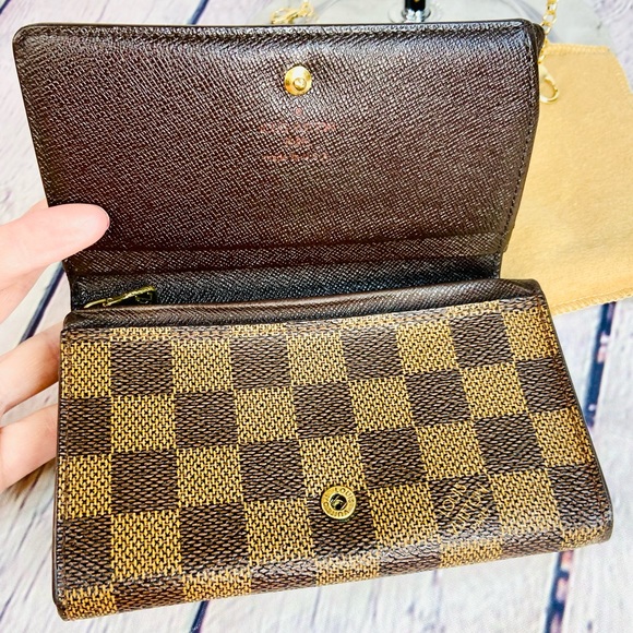 Louis Vuitton Porte Tresor wallet crossbody OR bum bag in Damier Ebene - Picture 12 of 13